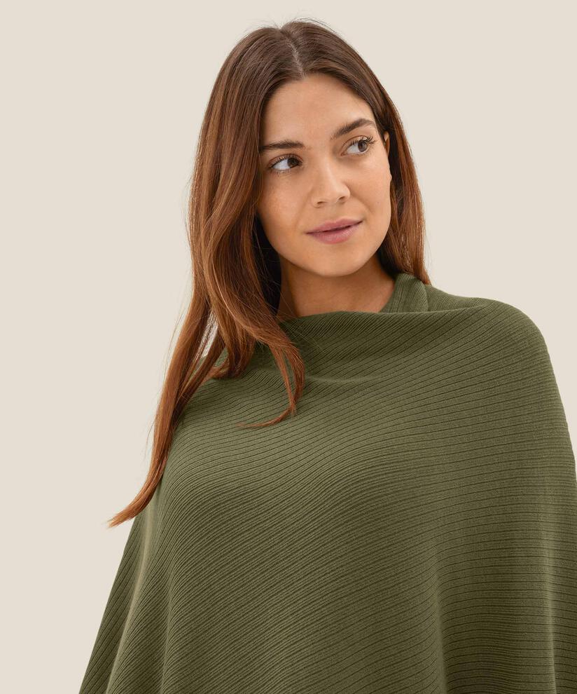 Farassia Poncho, Dusky Green