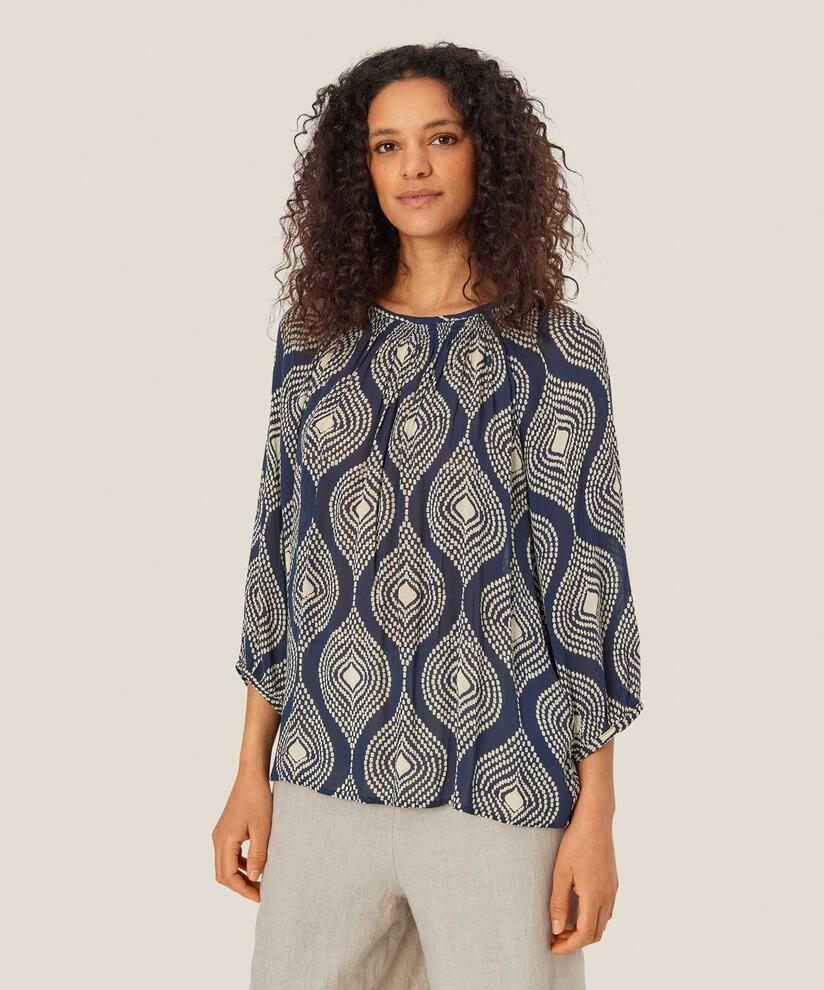 Daffodil Blouse, Mood Indigo