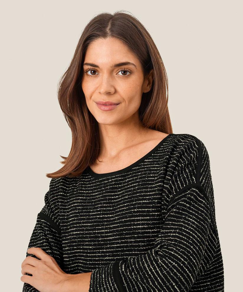 Briella JERSEY Top, Black