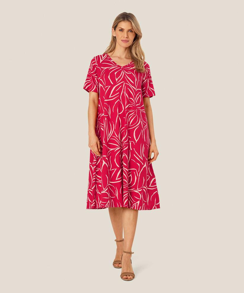 Nyree JERSEY Dress, Persian Red